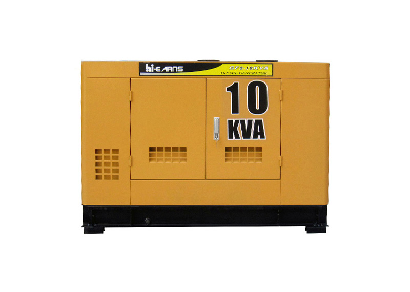 10KVA水冷多缸静音柴油发电机